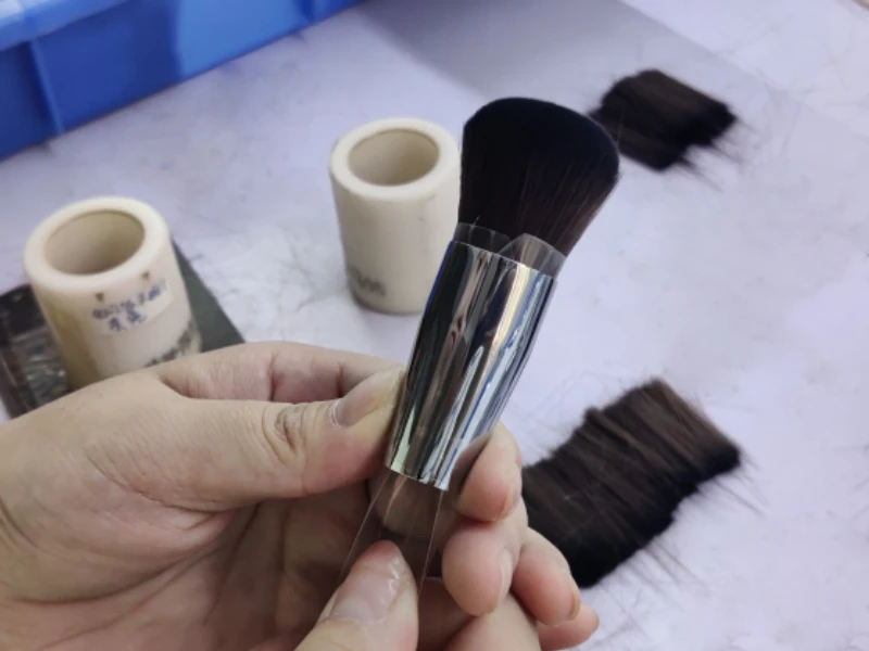 makeup brush making